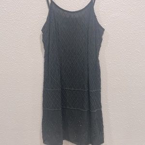 Vintage Papelle Boutique Beaded Silk Evening Dress